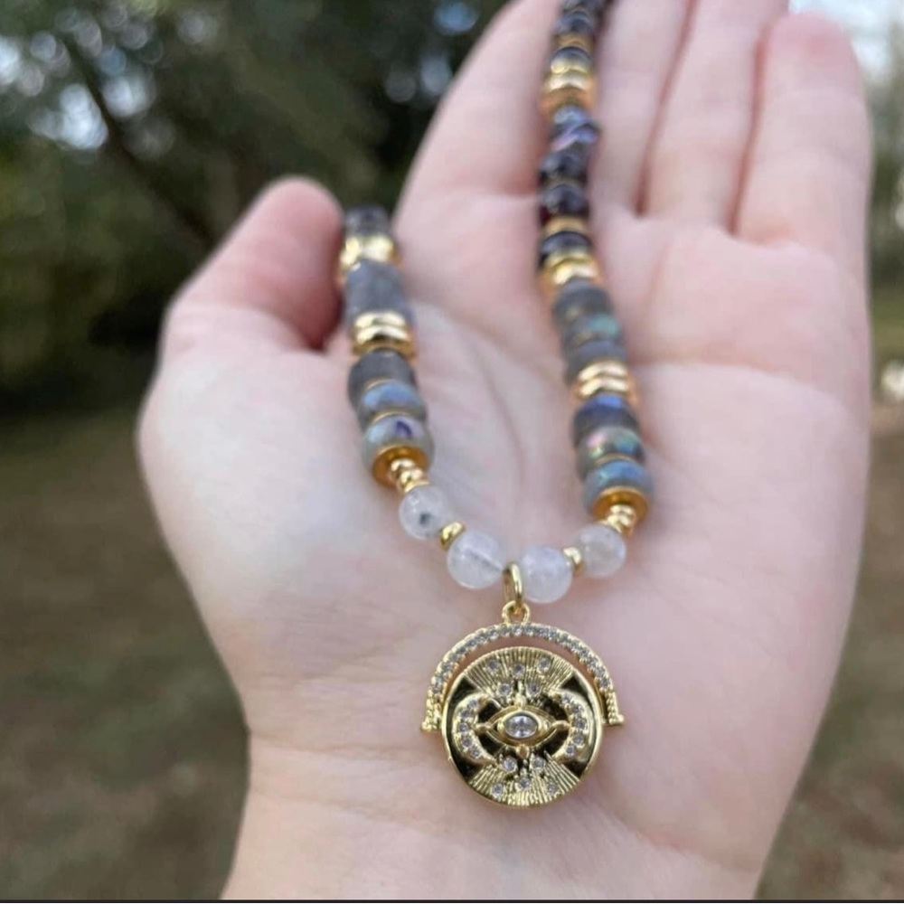 Handmade Gemstone & Gold Filled Necklace